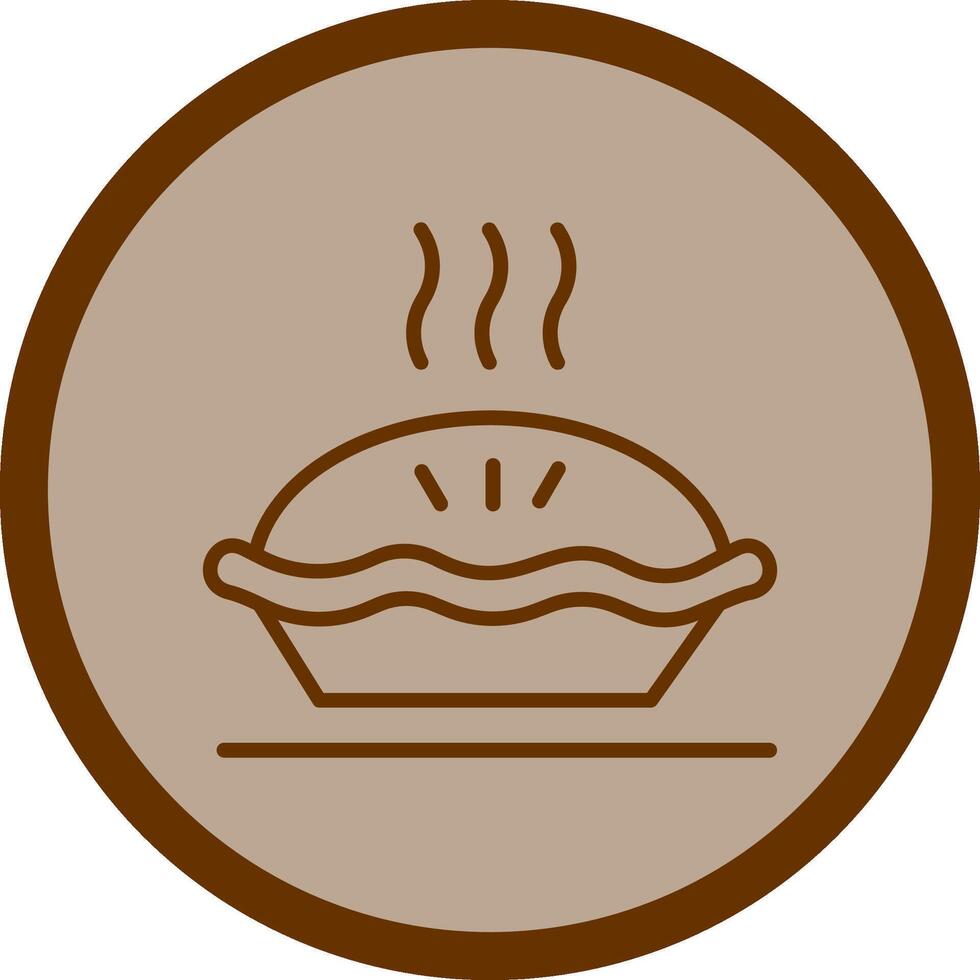 Pie Vector Icon