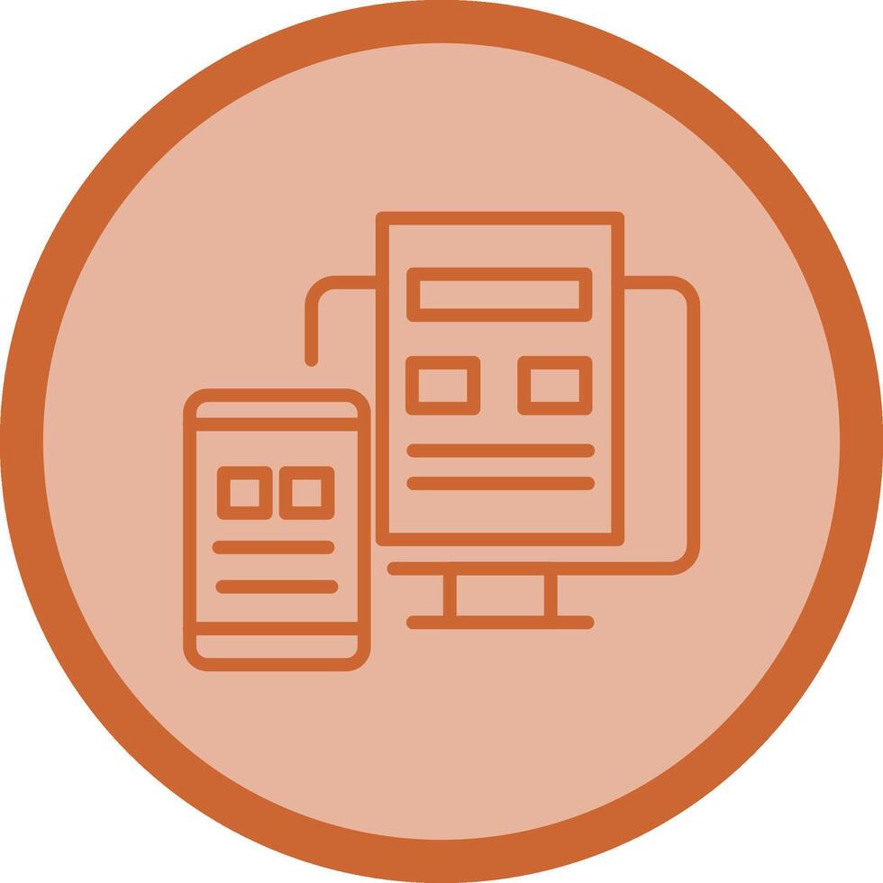 Adaptive Layout Vector Icon