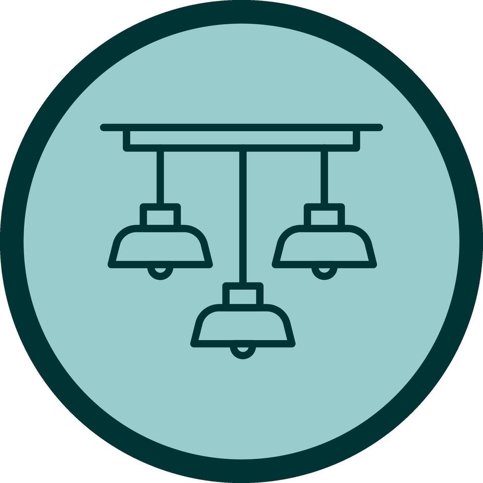 Overhead Light Vector Icon