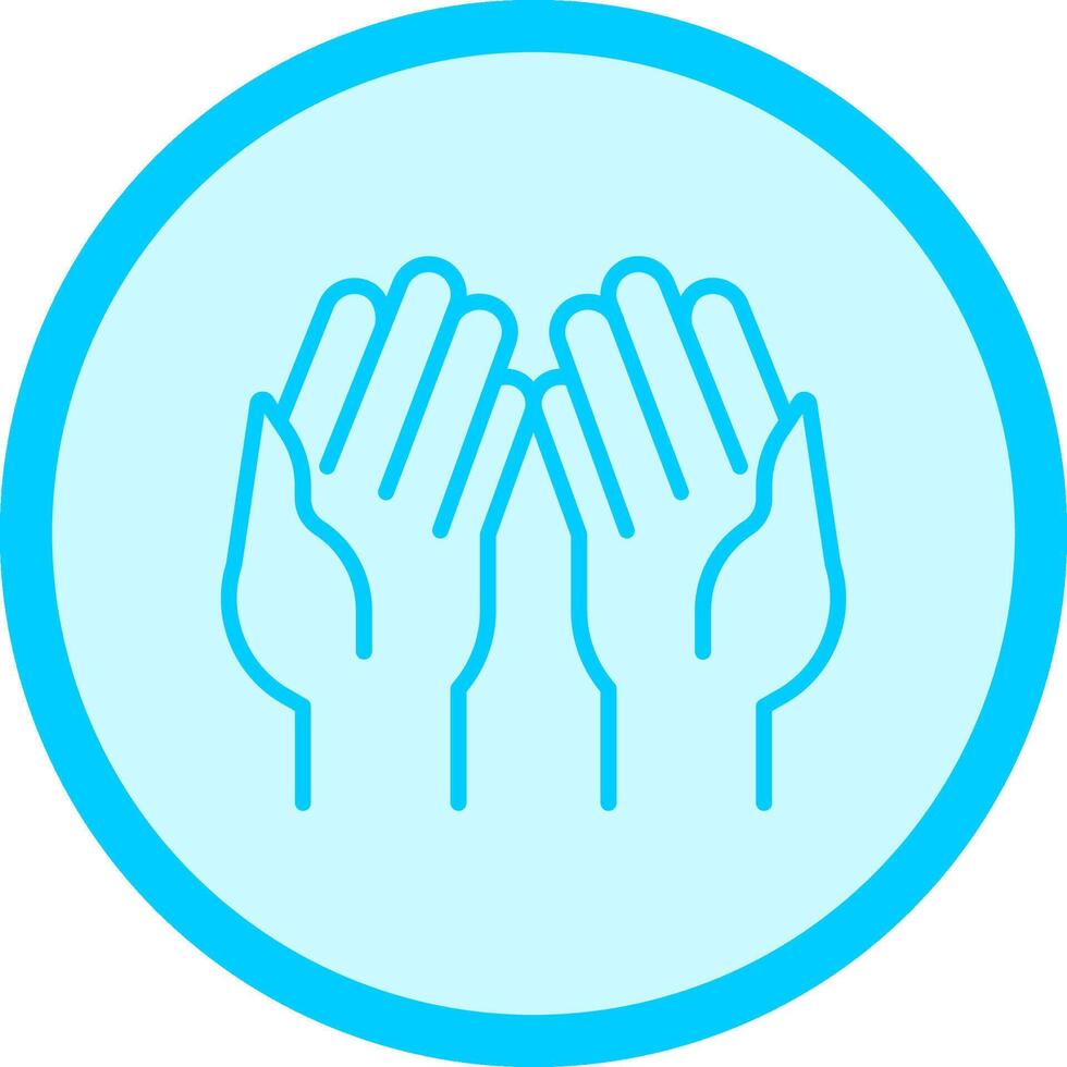 Praying Hands Vector Icon