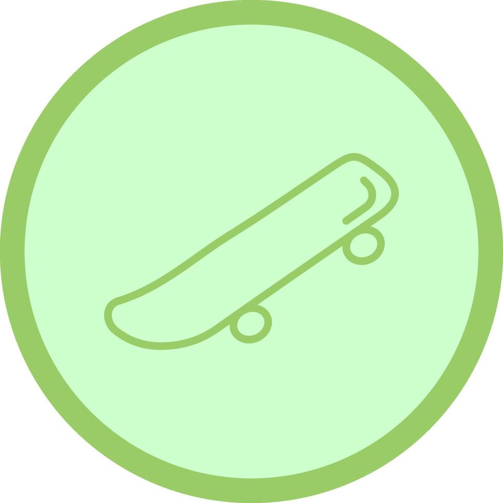 icono de vector de patineta