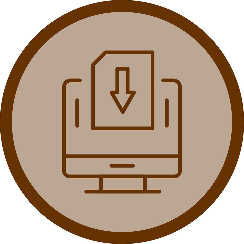 Down Vector Icon