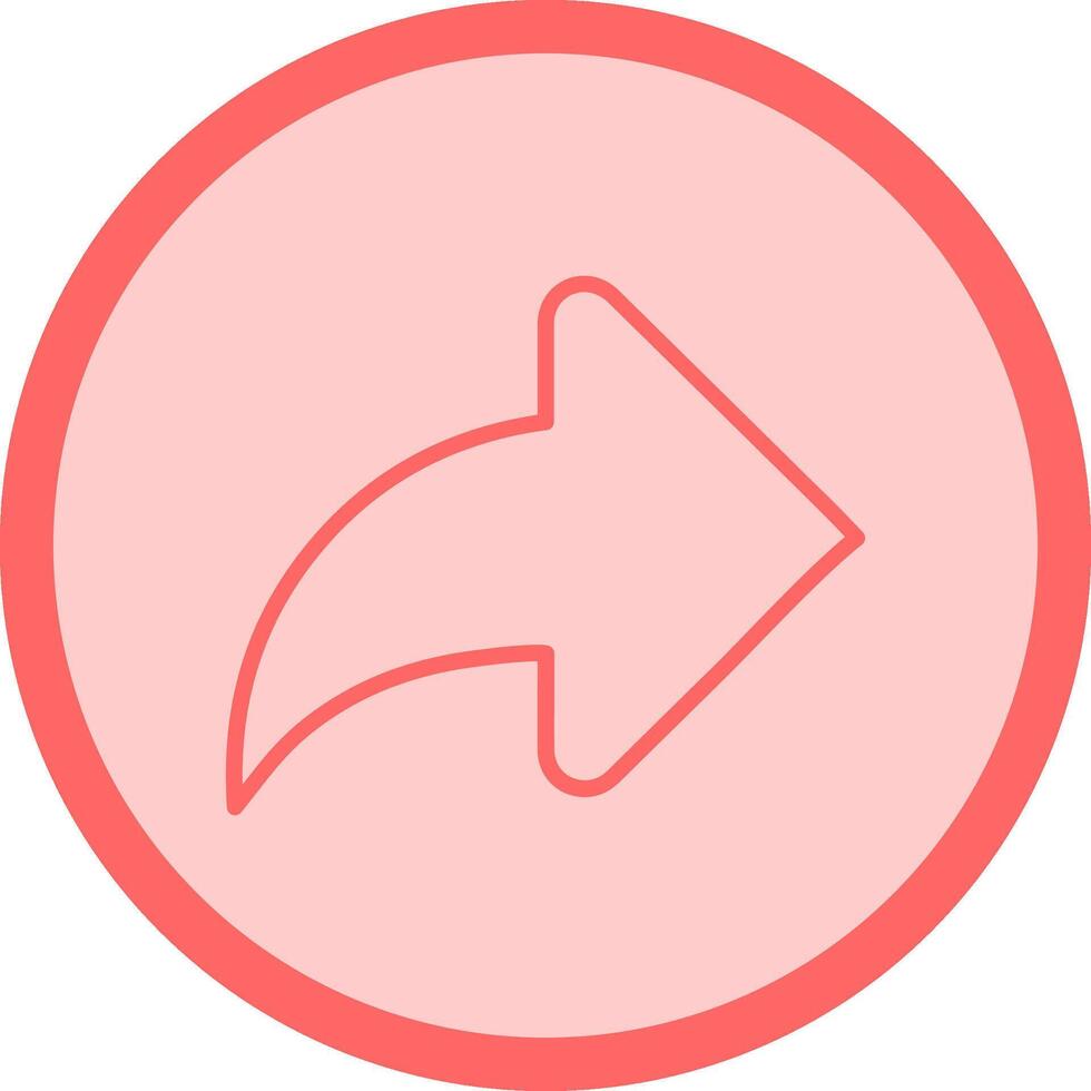 Right Back Arrow Vector Icon