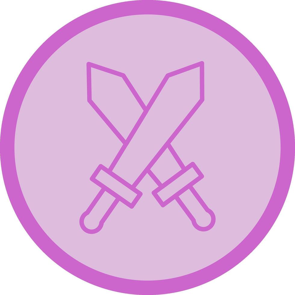 Two Swords Vector Icon