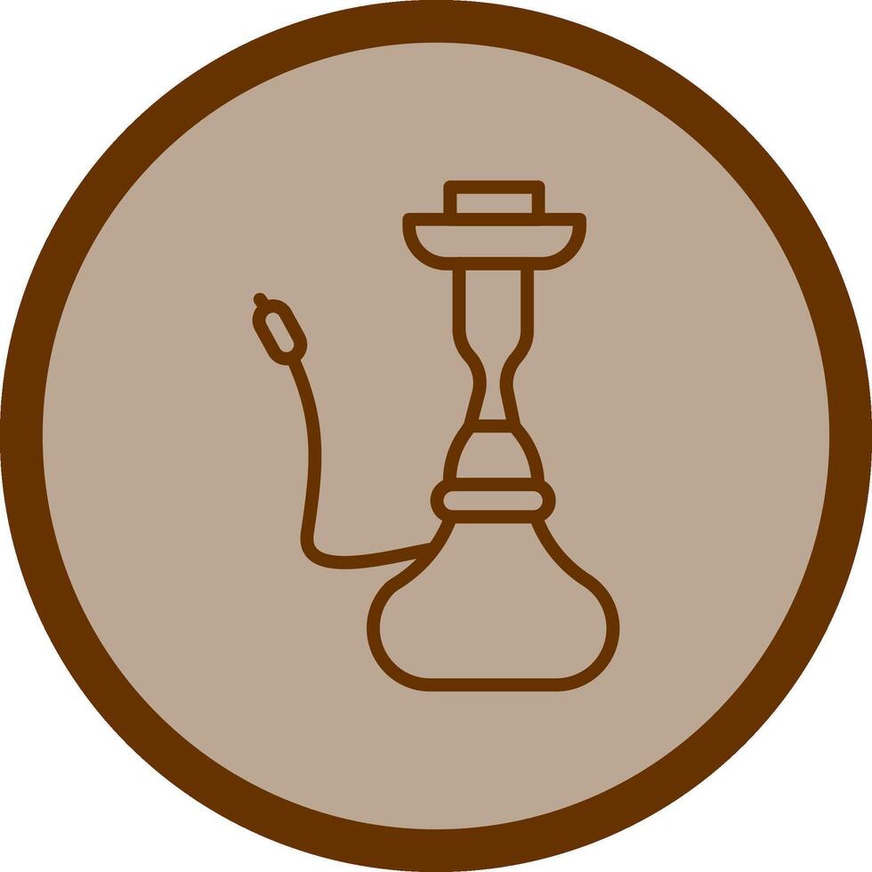 icono de vector de cachimba