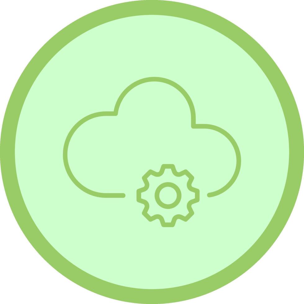 Cloud Computing Vector Icon