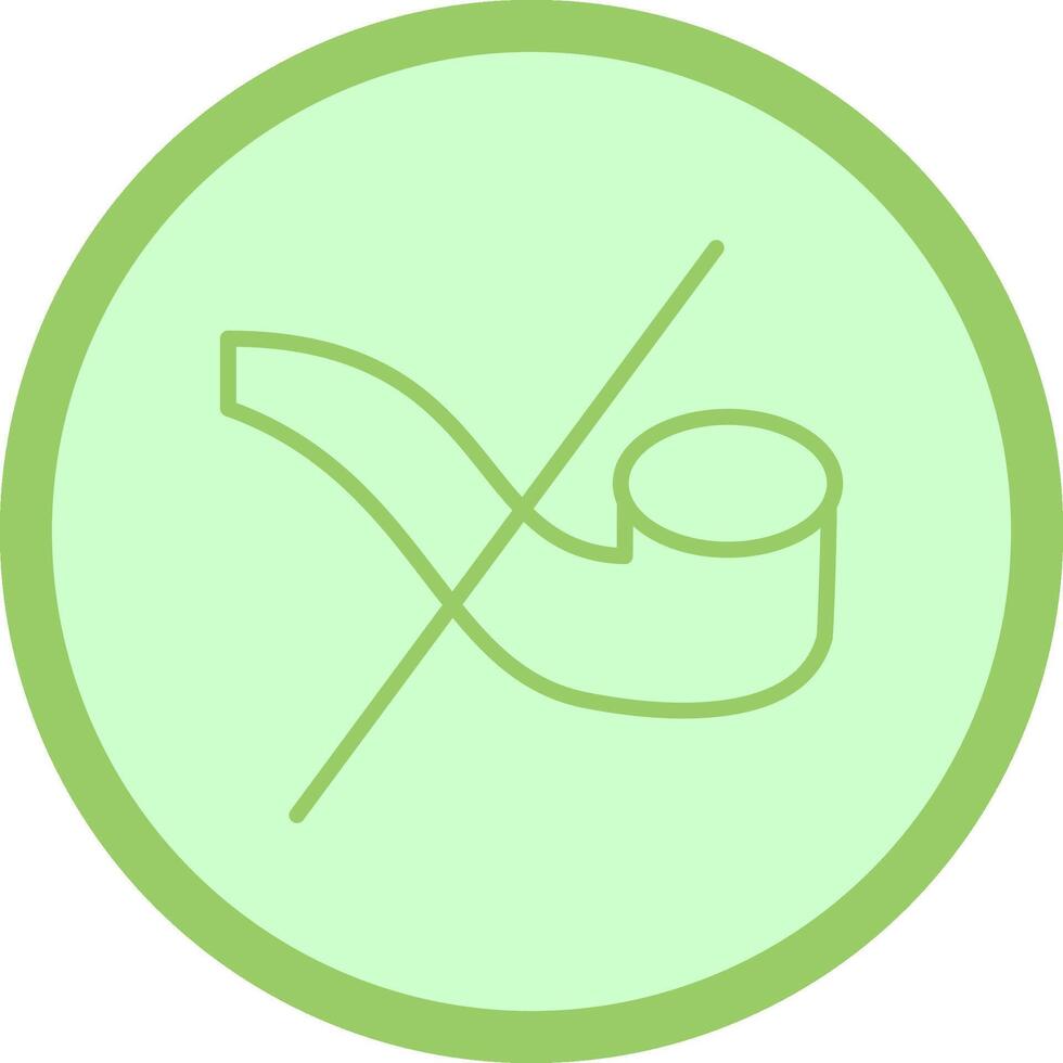 No Cigar Vector Icon