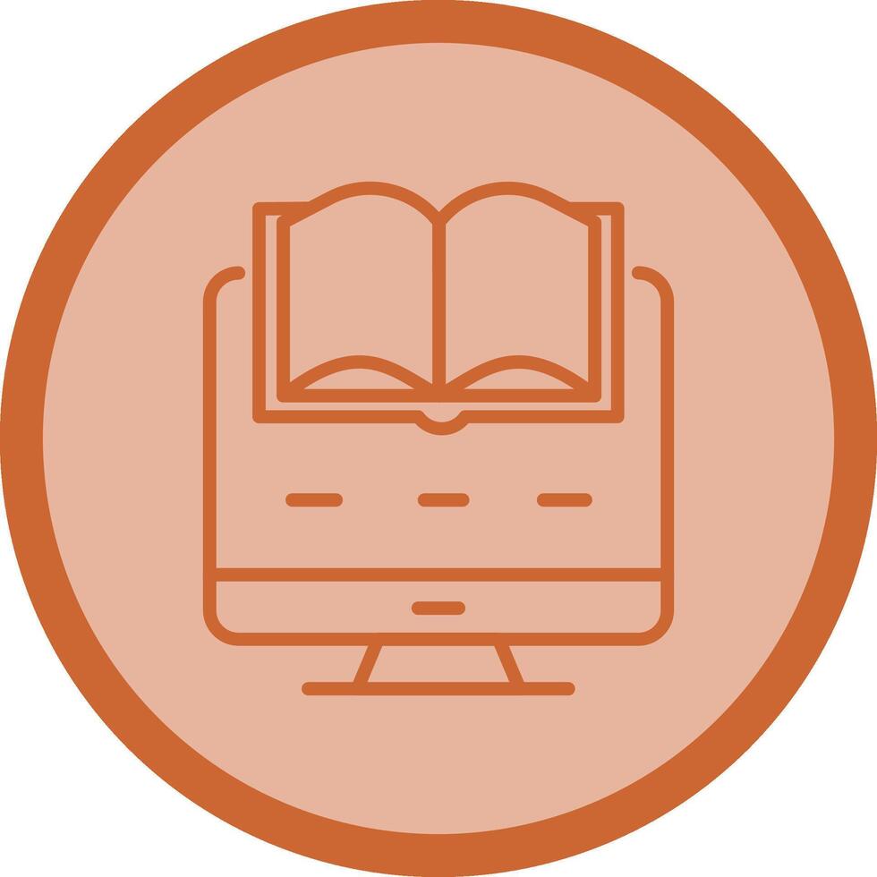 Digital Learning Vector Icon