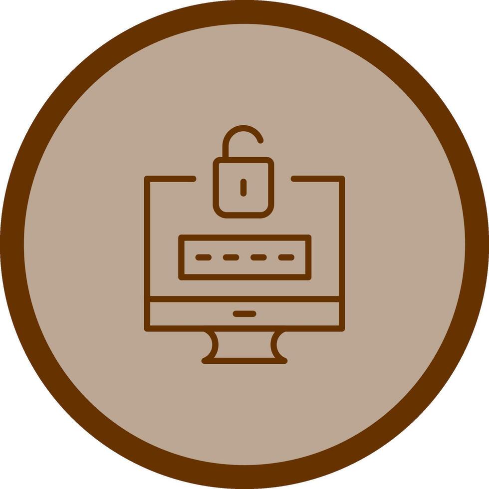 icono de vector de acceso