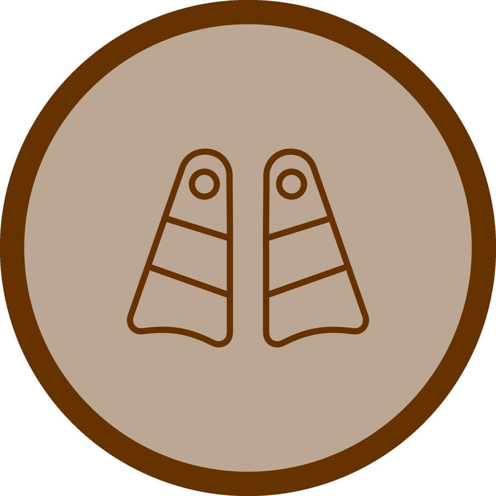Flippers Vector Icon