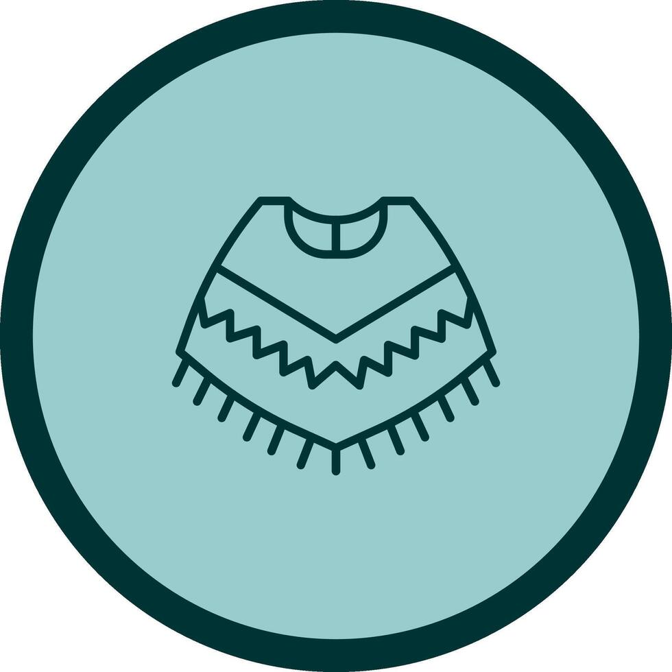 Poncho Vector Icon