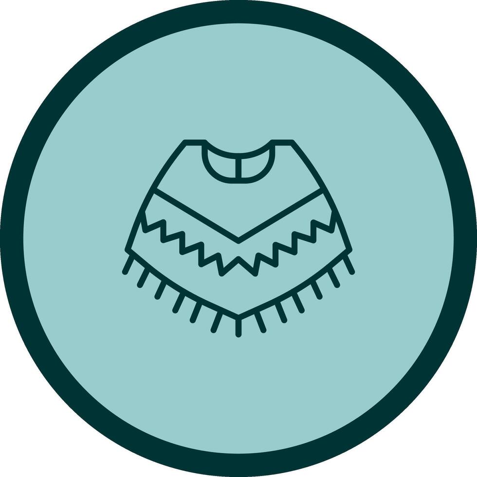 Poncho Vector Icon