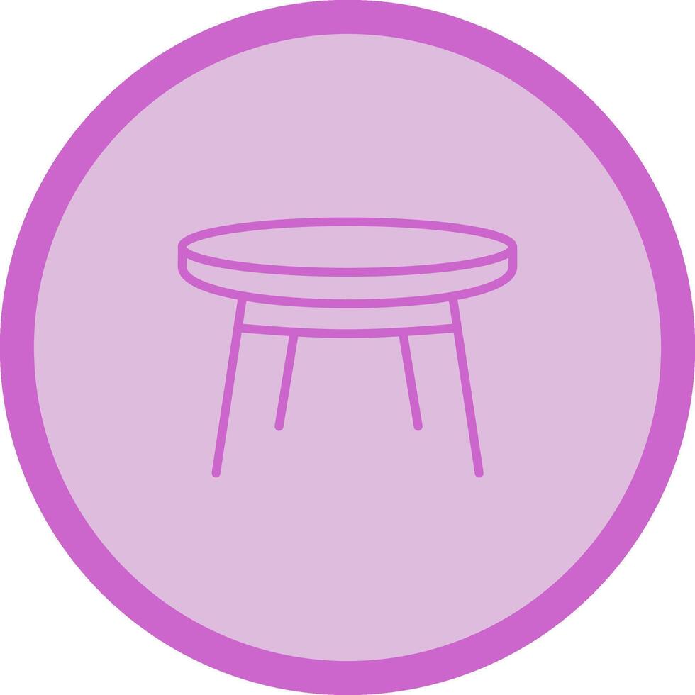 Small Table Vector Icon