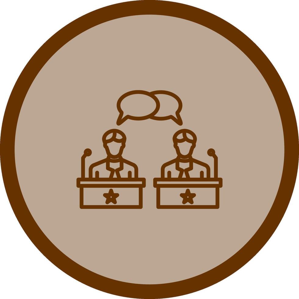 Debate Vector Icon