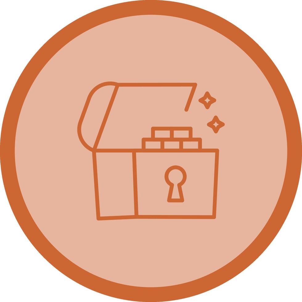 Open Treasure Box Vector Icon