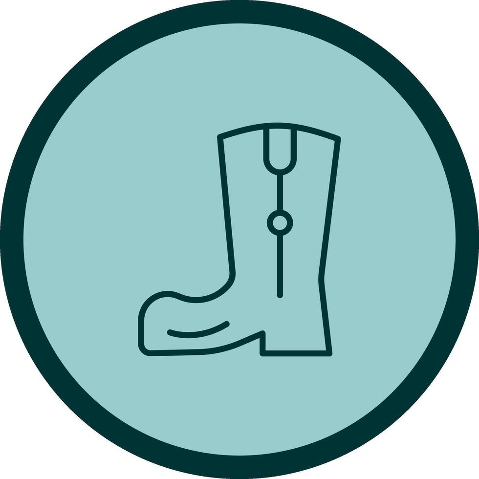 Cowboy Boot Vector Icon