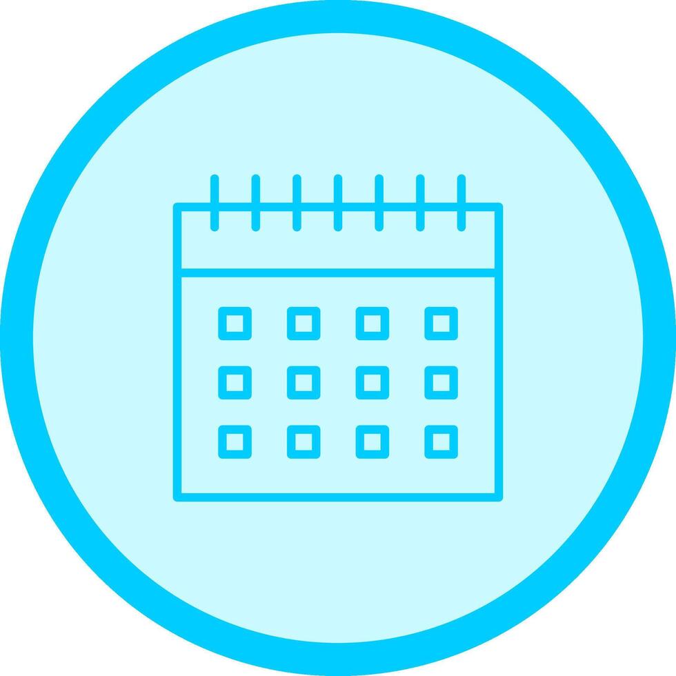 icono de vector de calendario