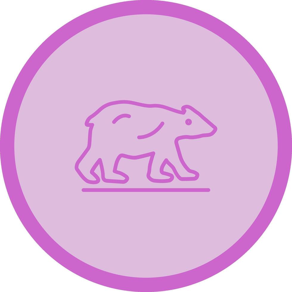 Polar Bear Vector Icon