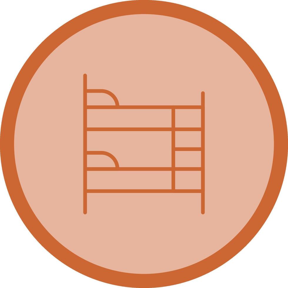 Bunk bed Vector Icon