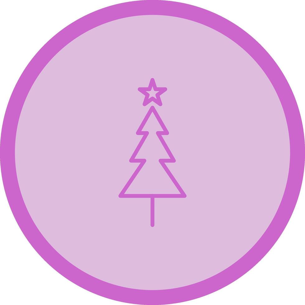 icono de vector de árbol de navidad