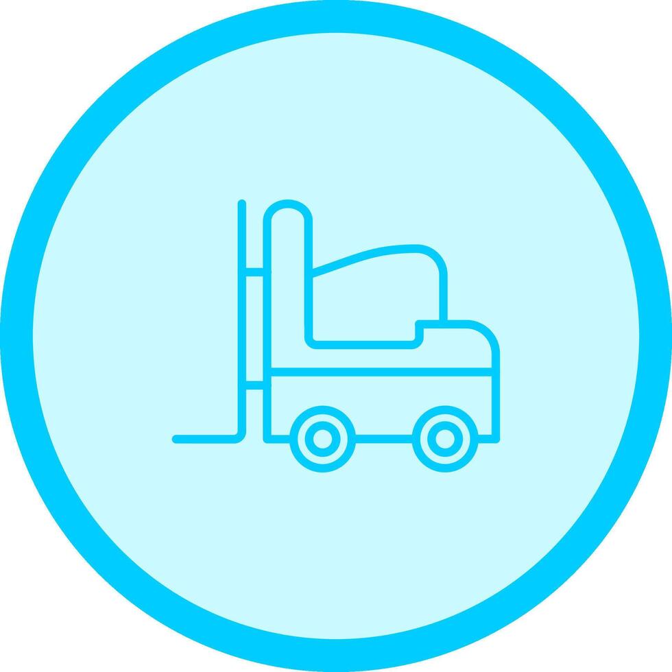 Forklift Vector Icon