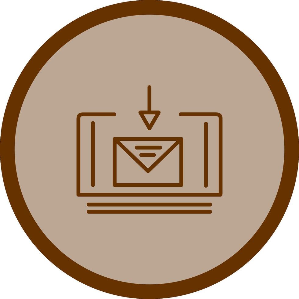 Mail Download Vector Icon