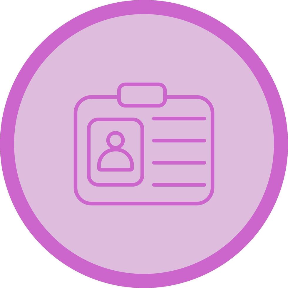 ID Card Vector Icon