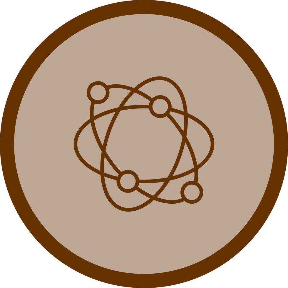 Atomic Structure Vector Icon