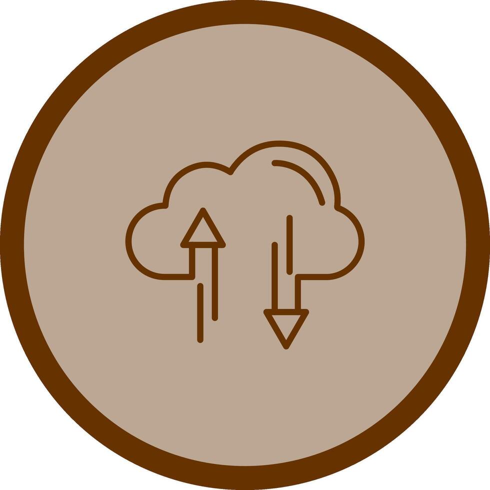 Cloud Storage Vector Icon