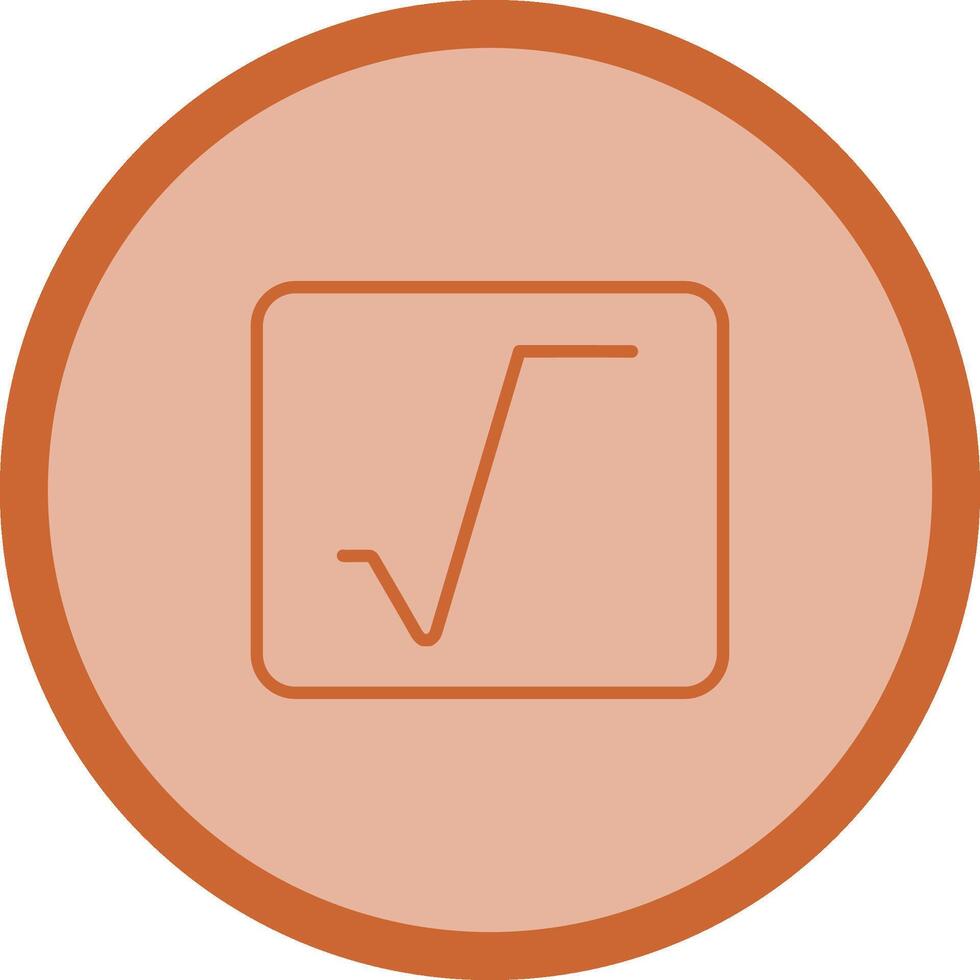 Square Root Vector Icon