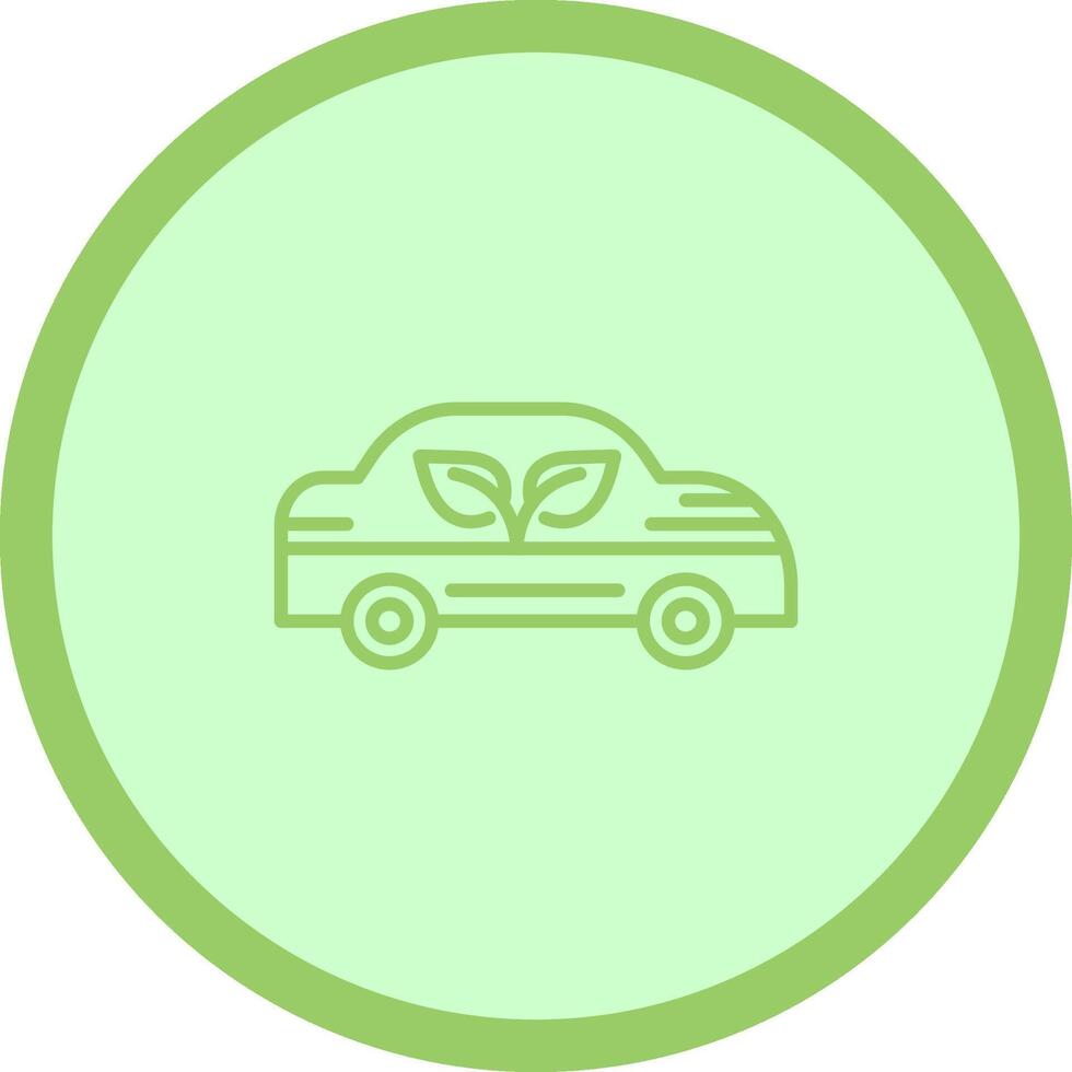 Ecology Car Vector Icon