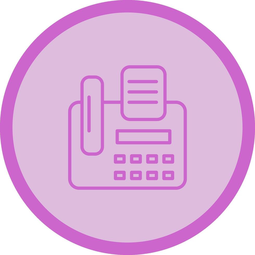 Fax Machine Vector Icon