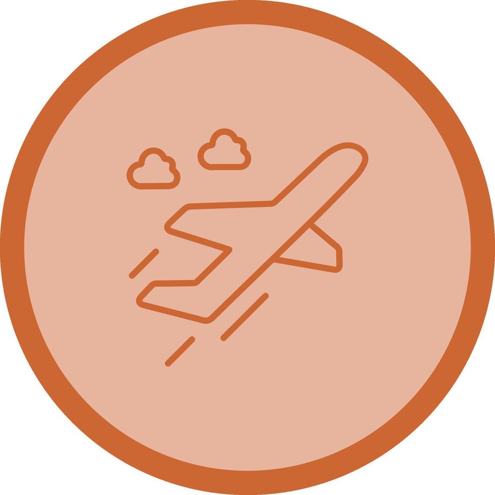 Flight Takeoff Vector Icon
