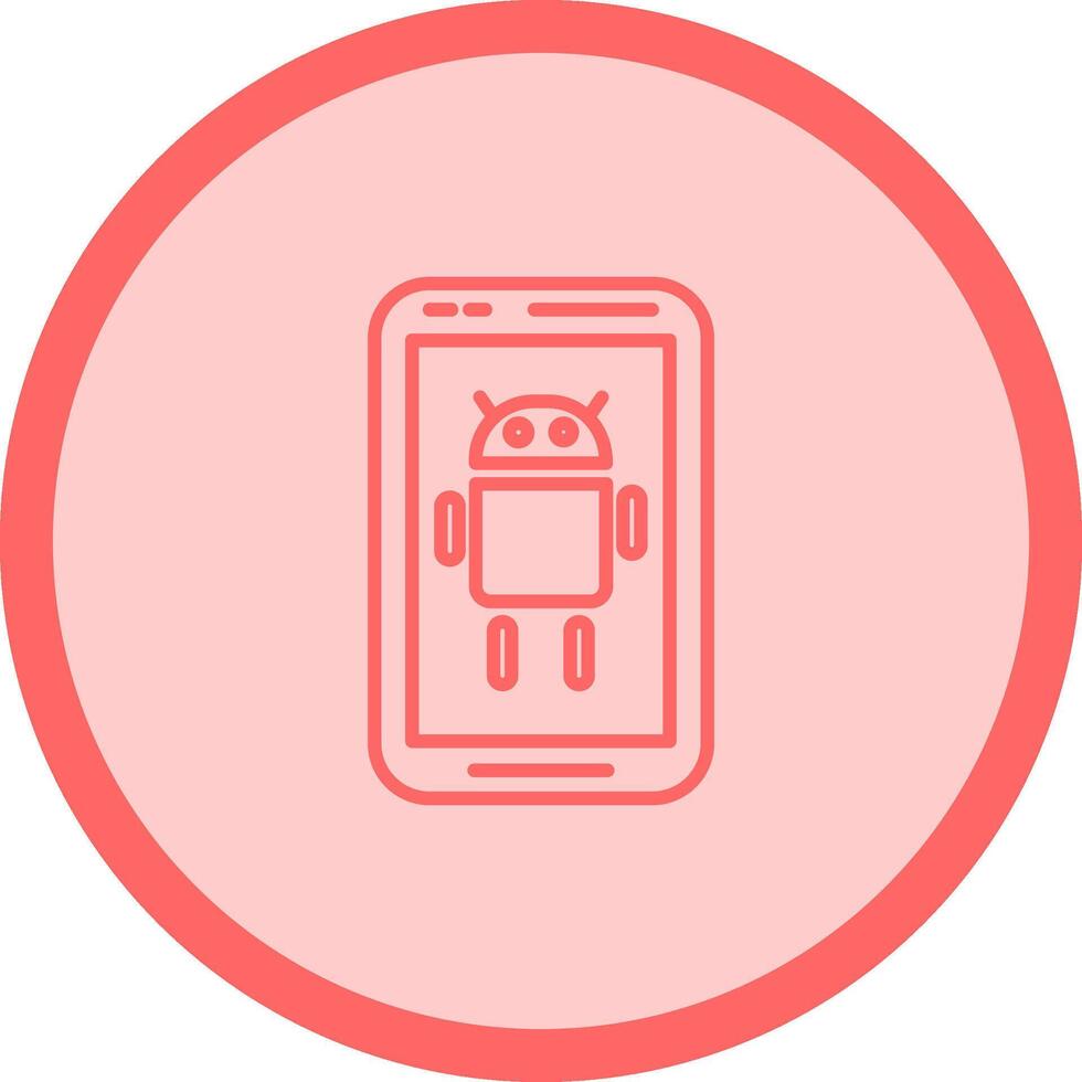 icono de vector de Android