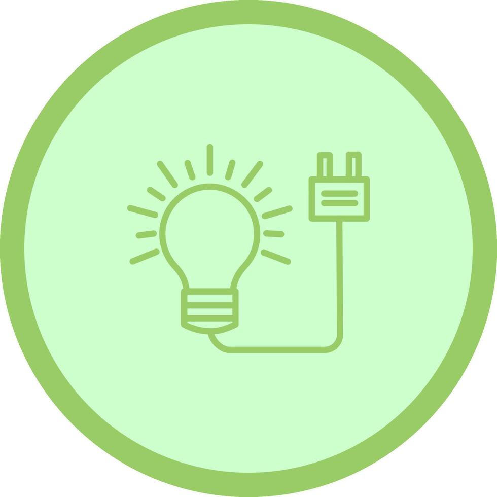 Electric Bulb Vector Icon