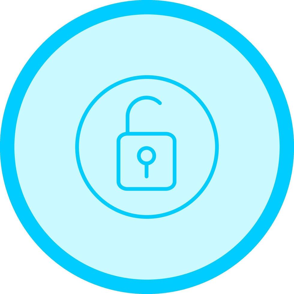 Open Lock II Vector Icon