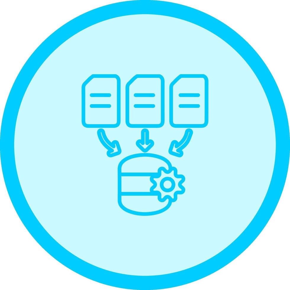 Data Processing Vector Icon