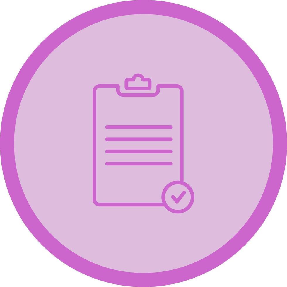 Registered Document Vector Icon