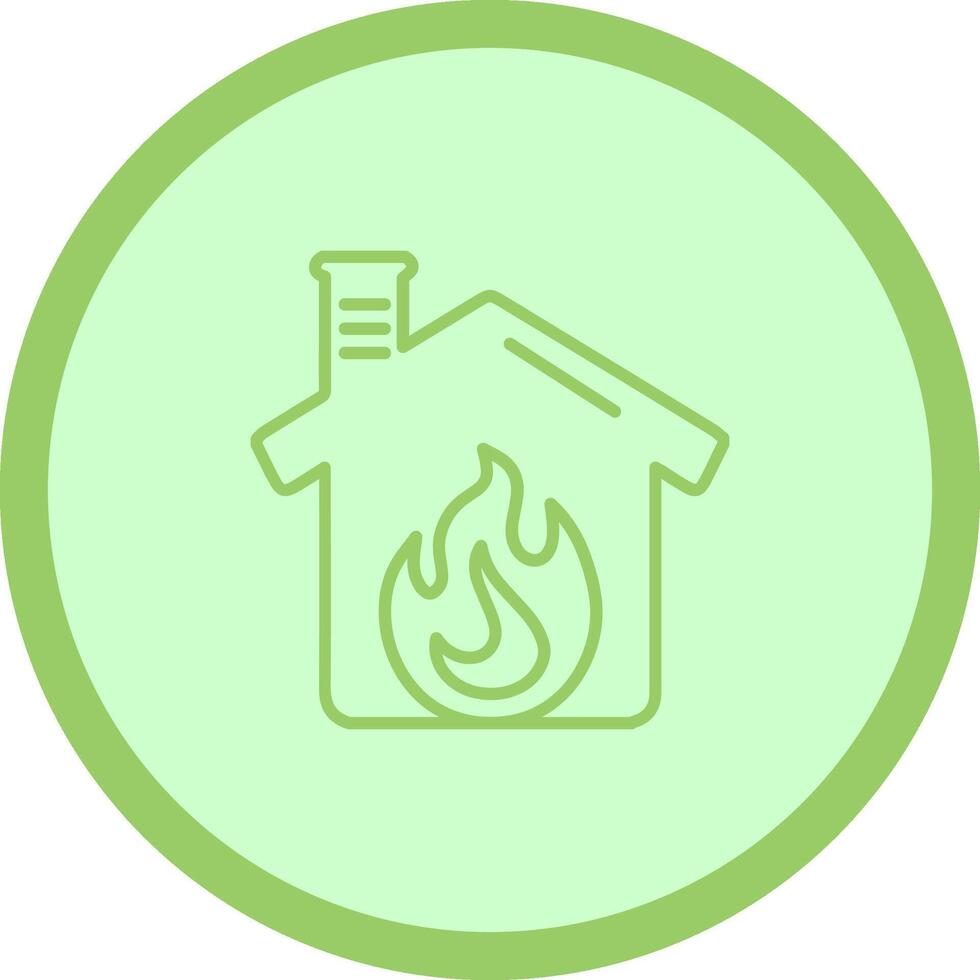 Housefire Vector Icon