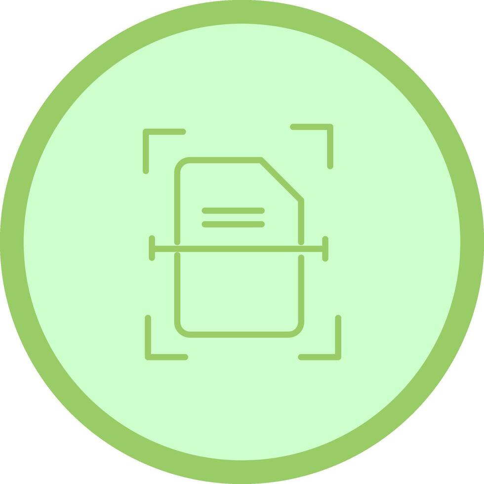Scanning Document Vector Icon
