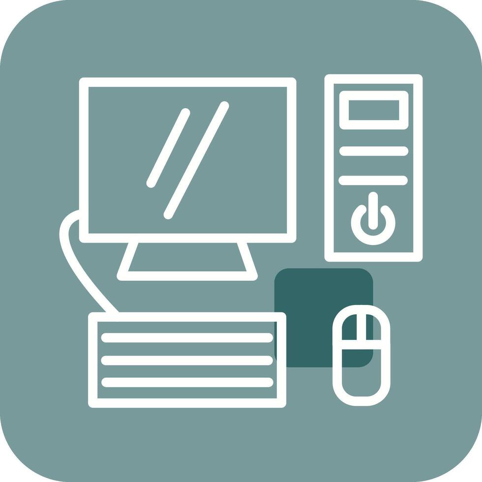 Computer Vector Icon
