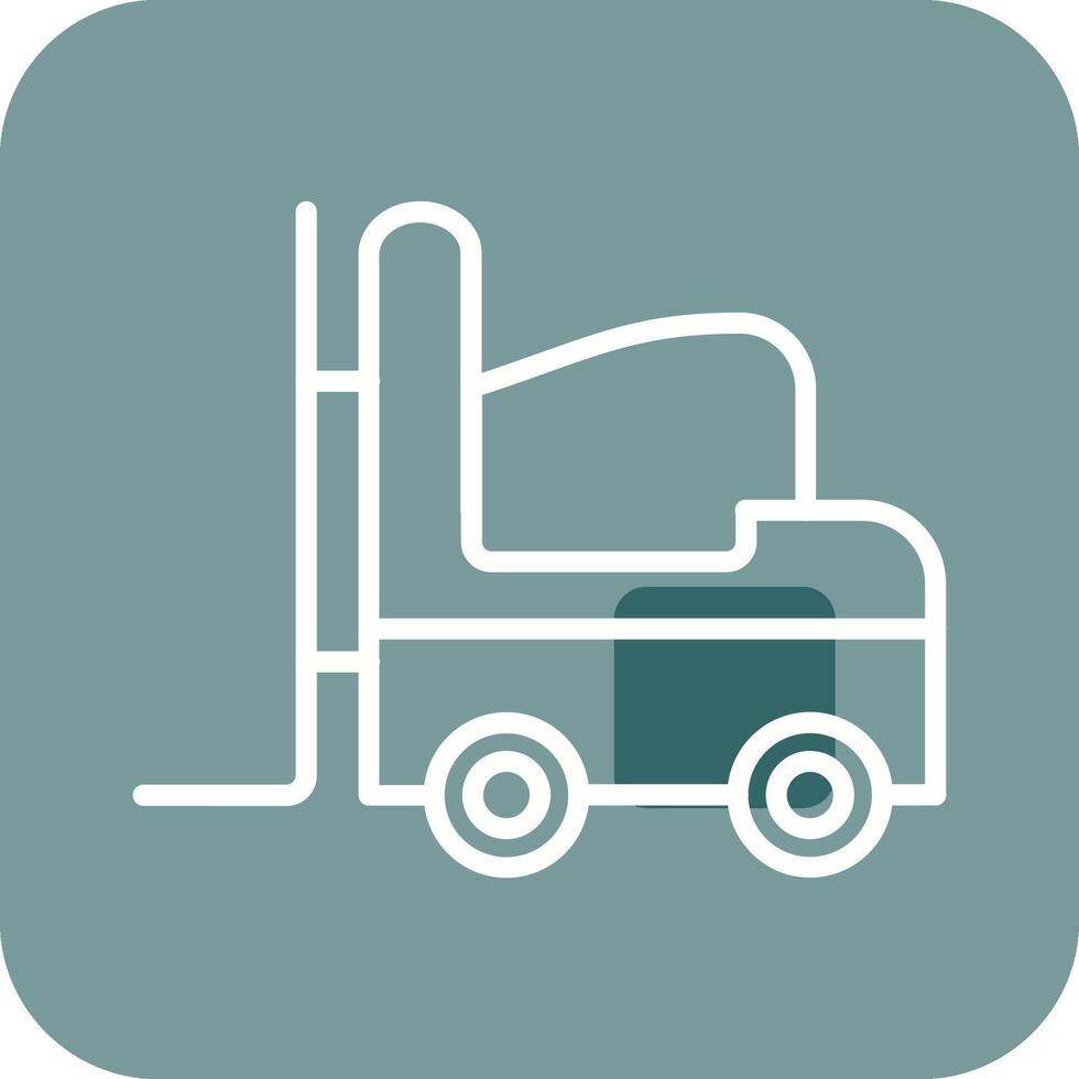 Forklift Vector Icon