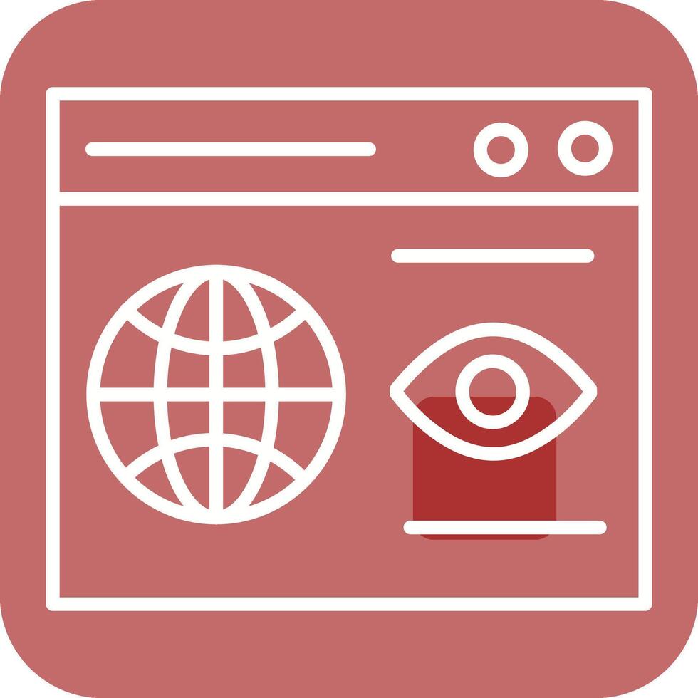 Web Visibility Vector Icon