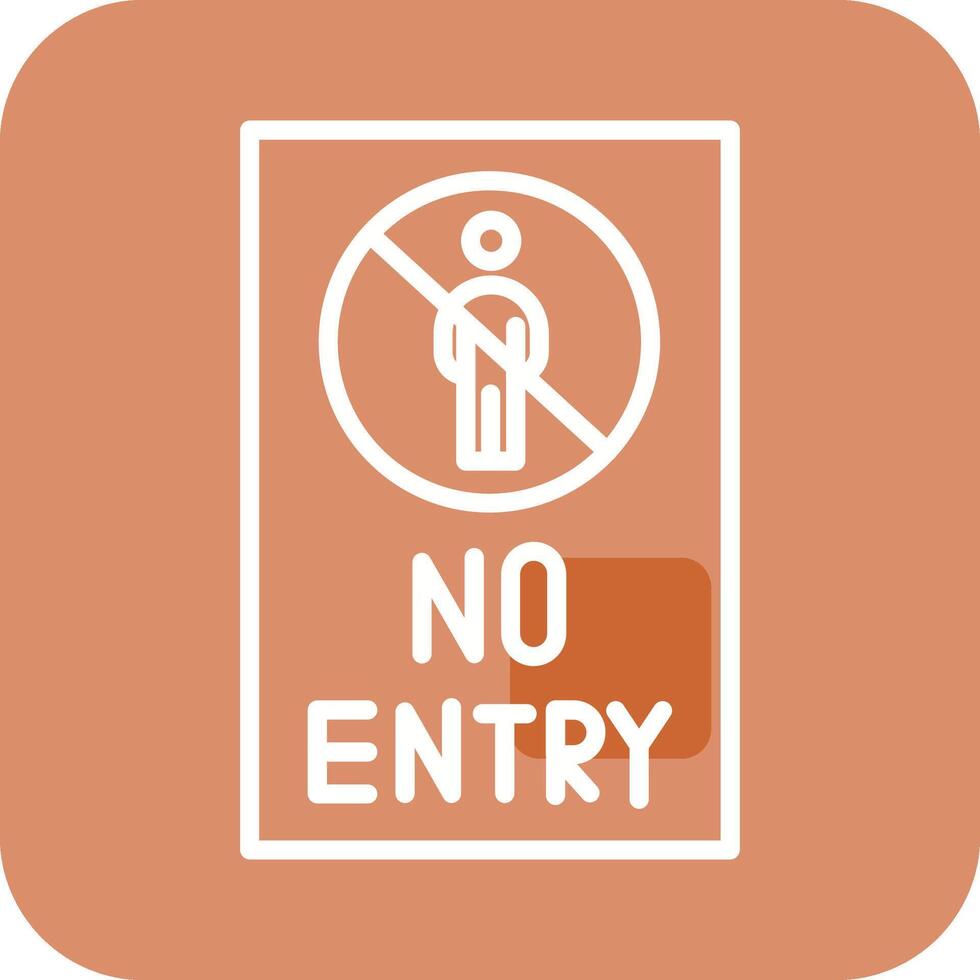 No Entry Sign Vector Icon