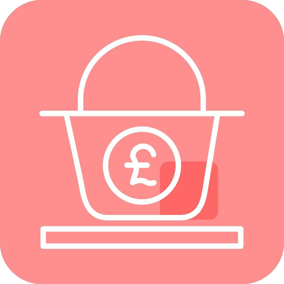 Pound Basket Vector Icon