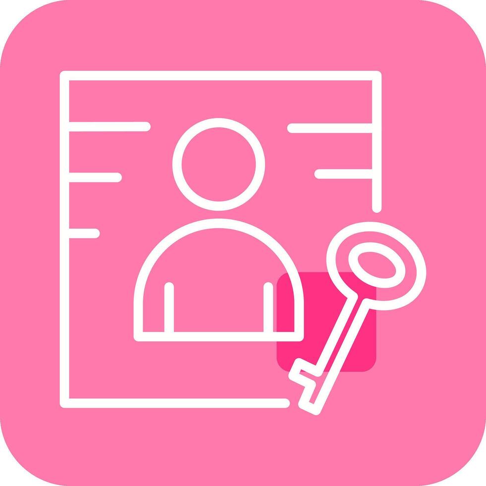 Business Key Vector Icon