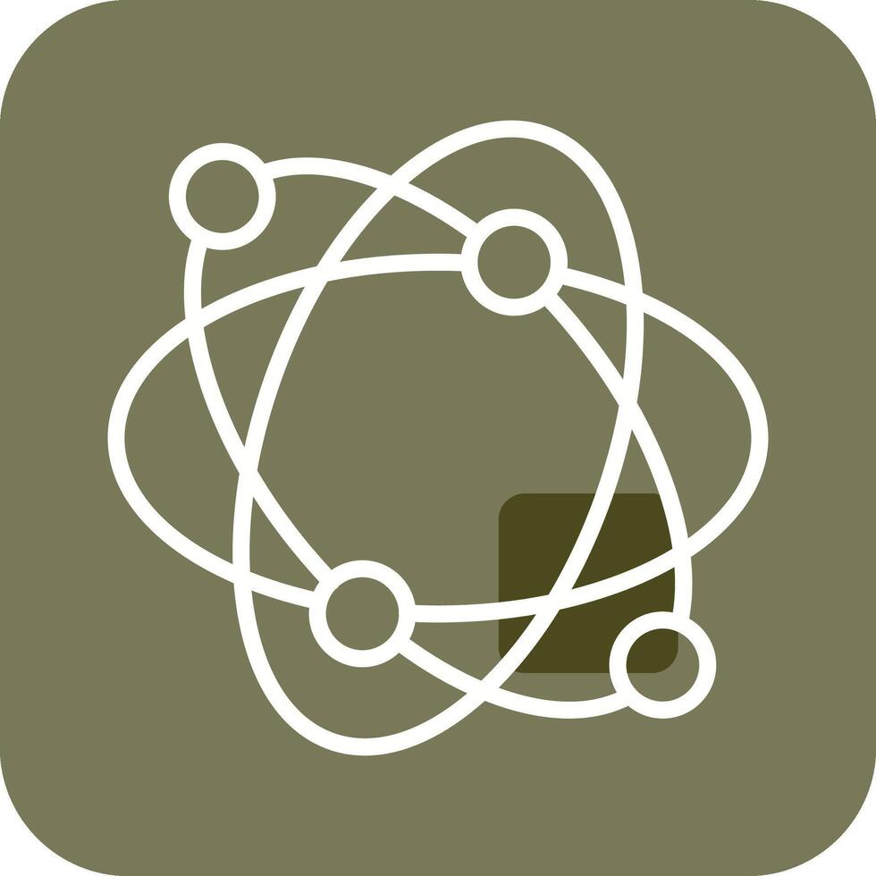 Atomic Structure Vector Icon