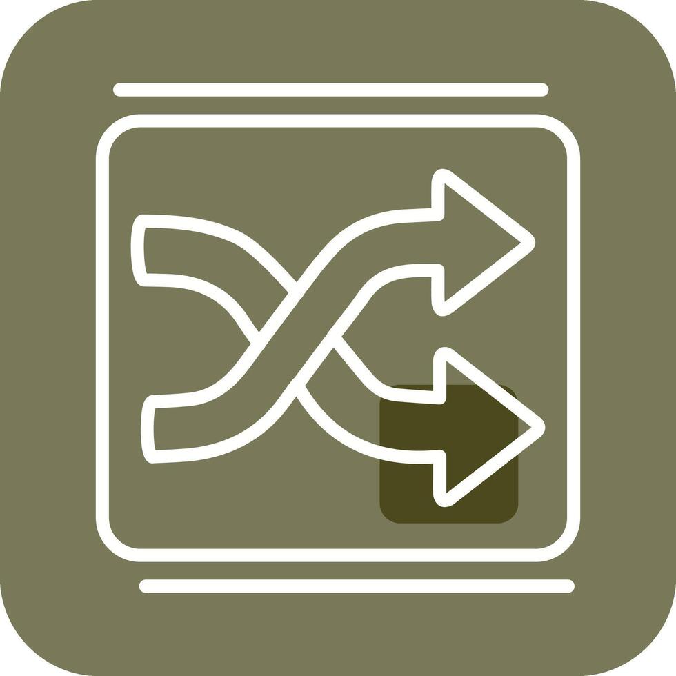 Shuffle Vector Icon