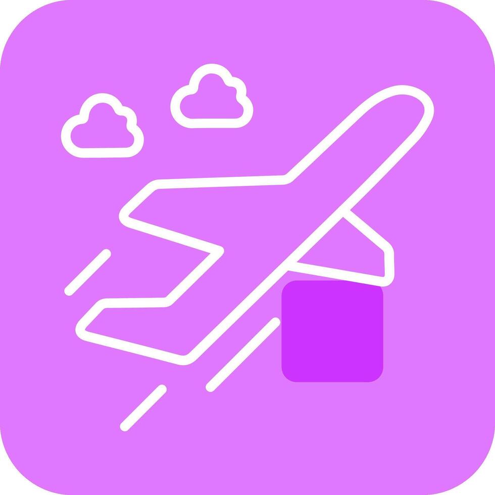Flight Takeoff Vector Icon