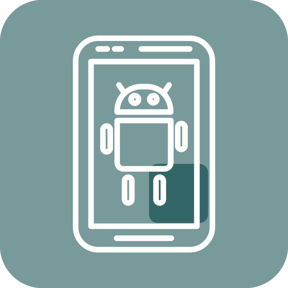 icono de vector de Android